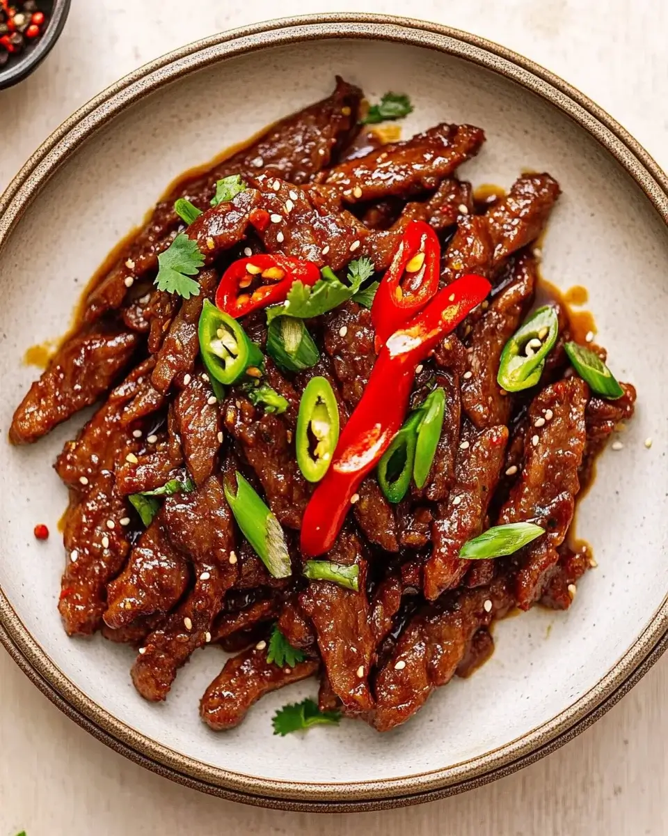 Crispy Chilli Beef with Sweet Chilli: Entdecken Sie das Rezept!