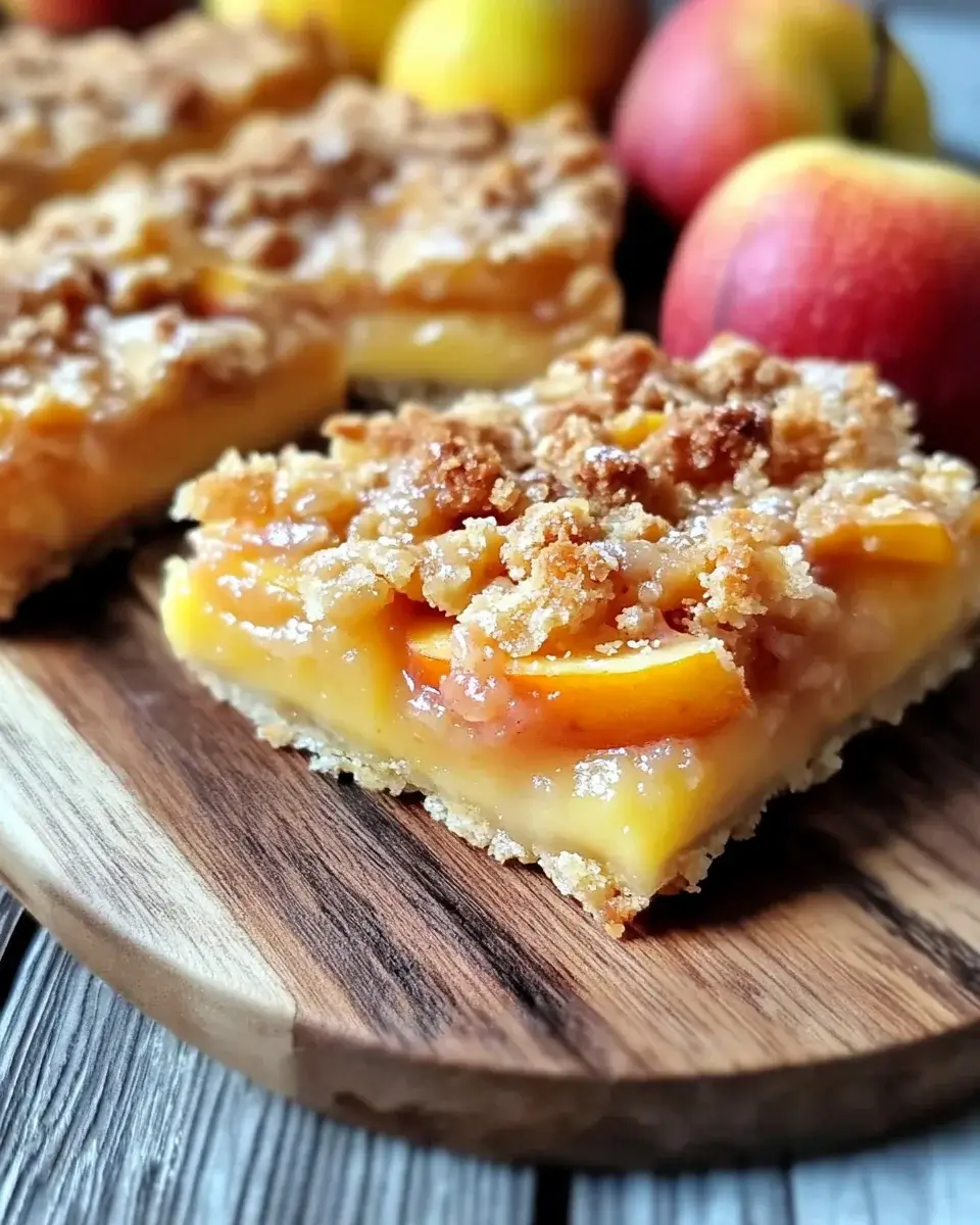 Peach Bars: Entdecke das perfekte Rezept für leckere Pfirsich-Streusel!