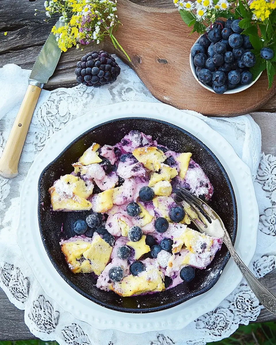 Sauerrahmschmarren mit Heidelbeeren: Ein Genuss für alle!