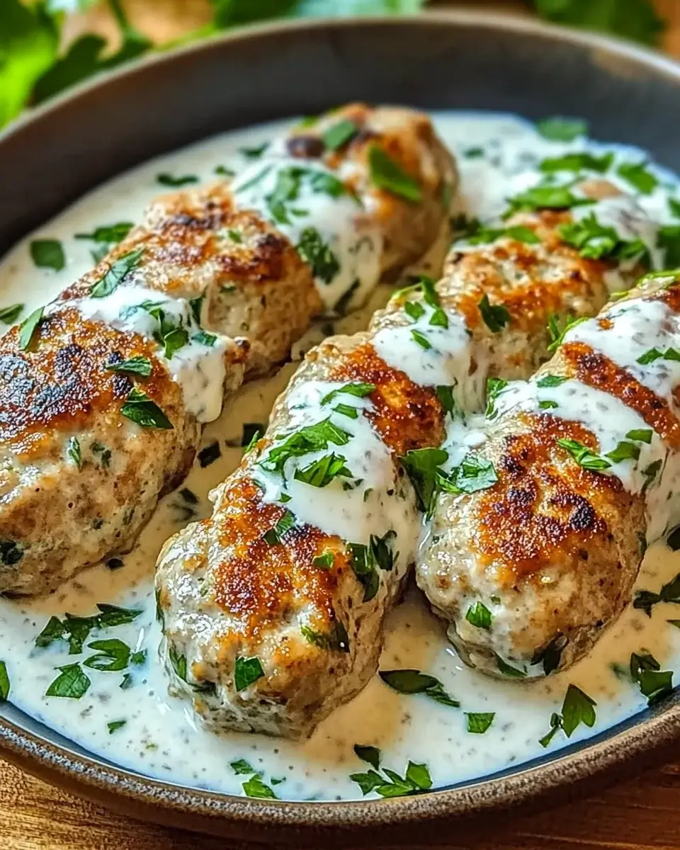 Hähnchen-Kofta mit Knoblauch-Joghurt: Ein Genuss!