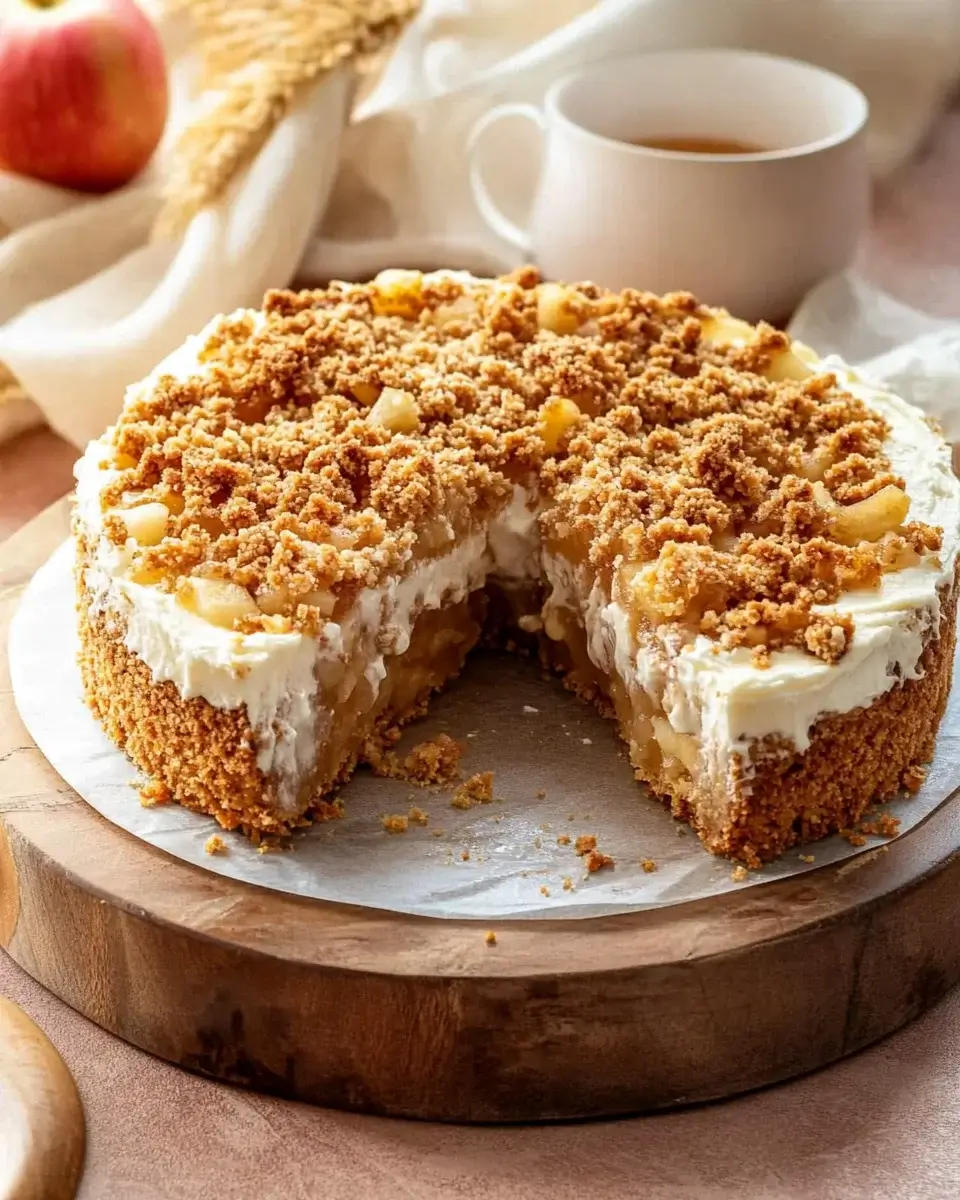 Apple Crumble Cheesecake: Ein unwiderstehliches Dessert!