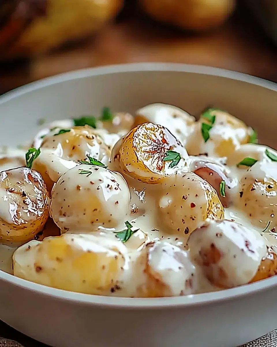 Creamy Garlic Baby Potatoes: Ein Rezept für Genuss!