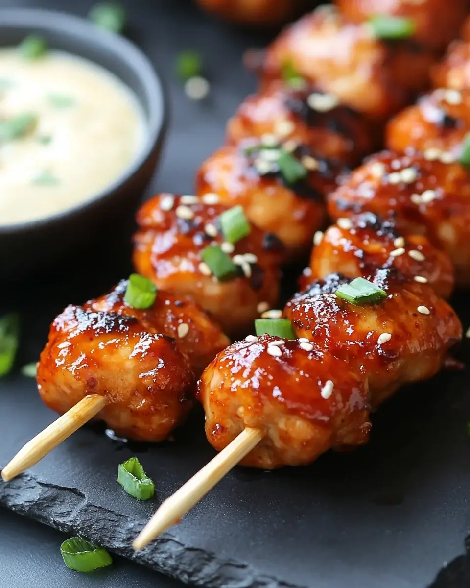 Zarte Koreanische BBQ-Fleischbällchen mit Dip entdecken!