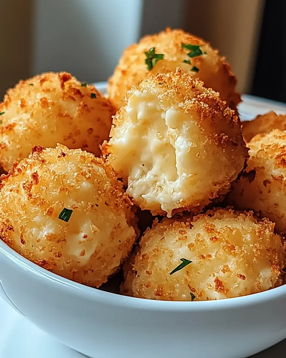Cheesy Mashed Potato Balls – Leckeres Rezept entdecken!