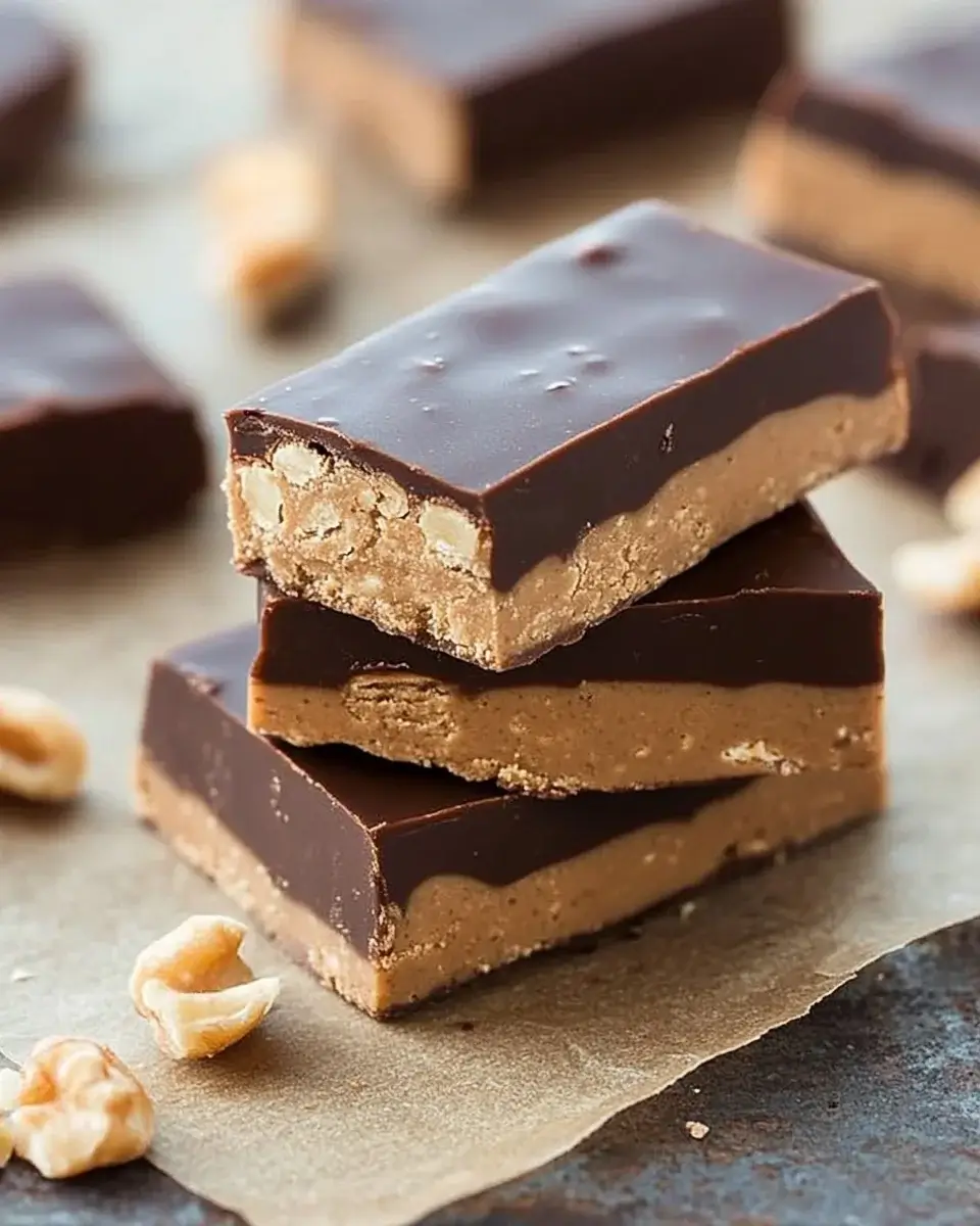 Protein Bars: Schokoladen-Erdnussbutter Riegel selbst machen!