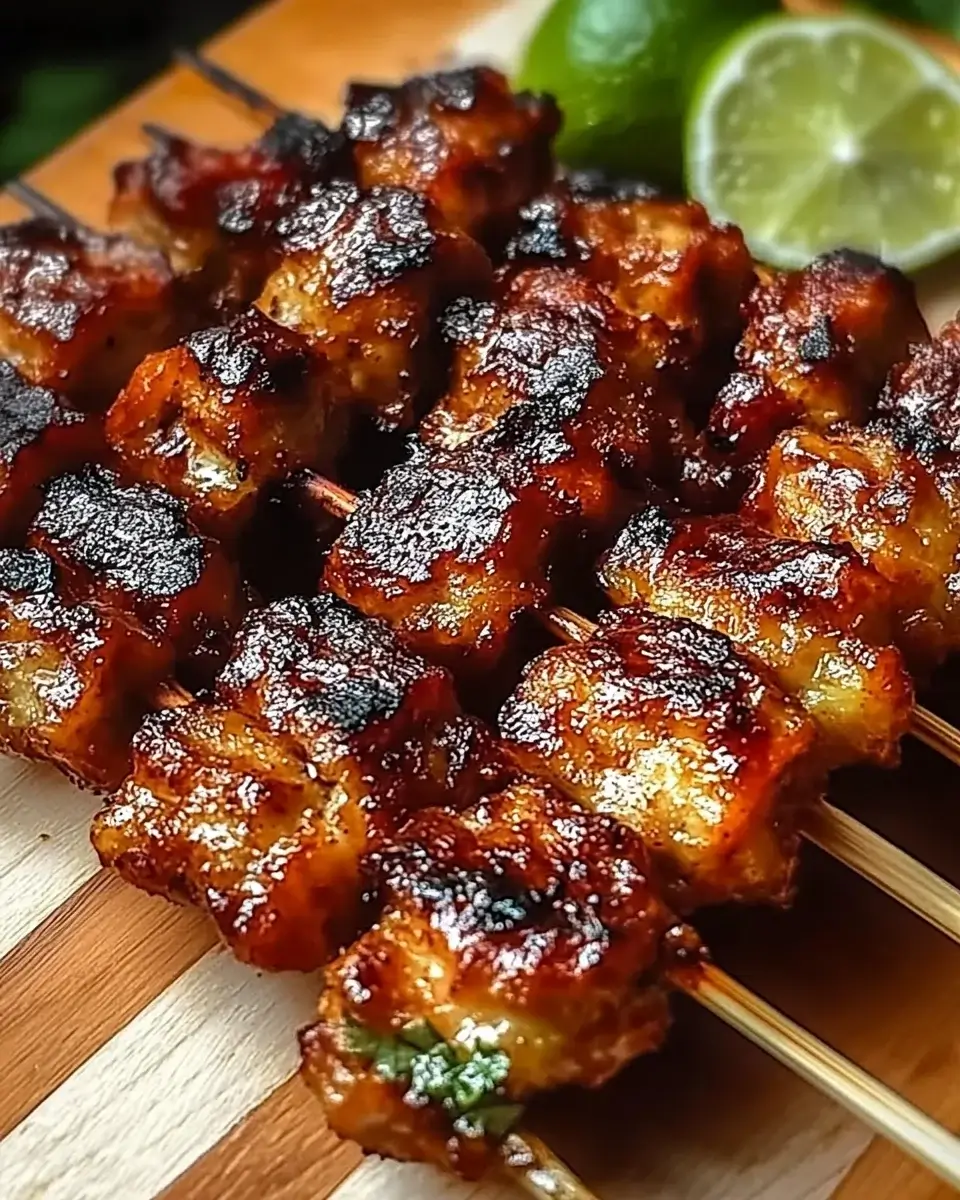 Grilled Thai Coconut Chicken Skewers: Ein köstliches Rezept!