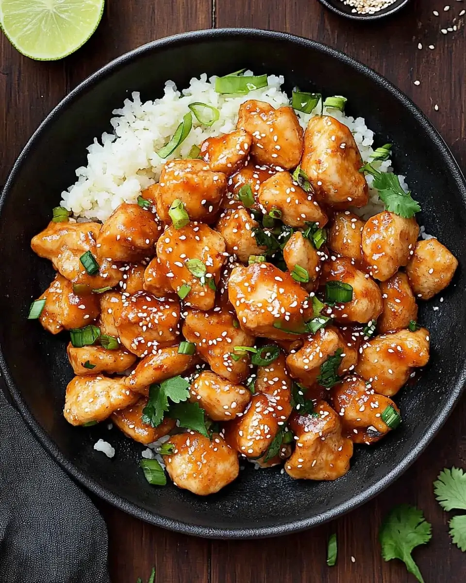 Sweet Chili Chicken: Köstliche Hähnchen-Bowl entdecken!