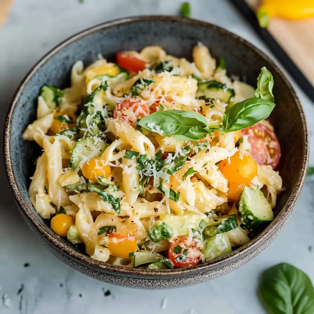 Cremiger Straßenmais-Pasta-Salat: So zauberst du ihn!