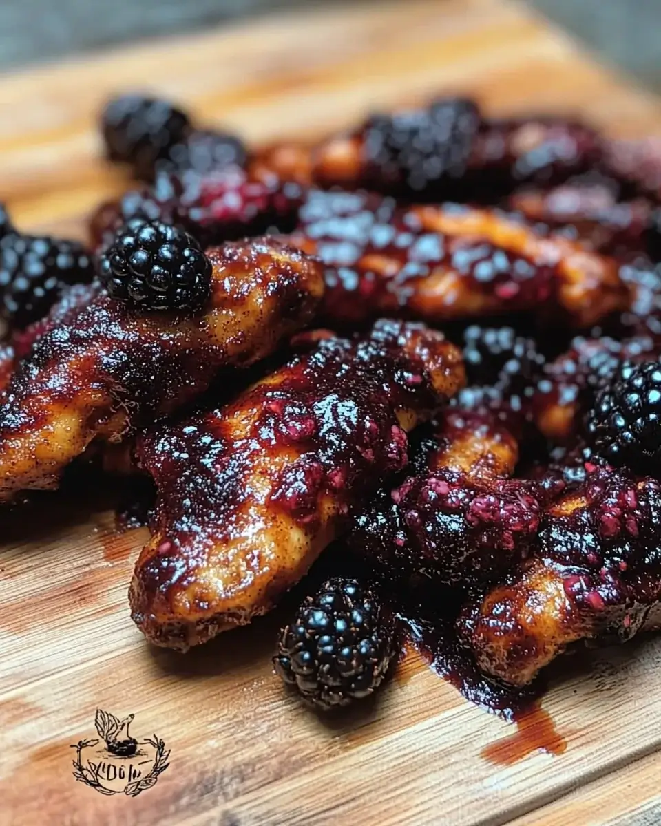 Bourbon Blackberry Chicken: Ein köstlich einfaches Rezept!
