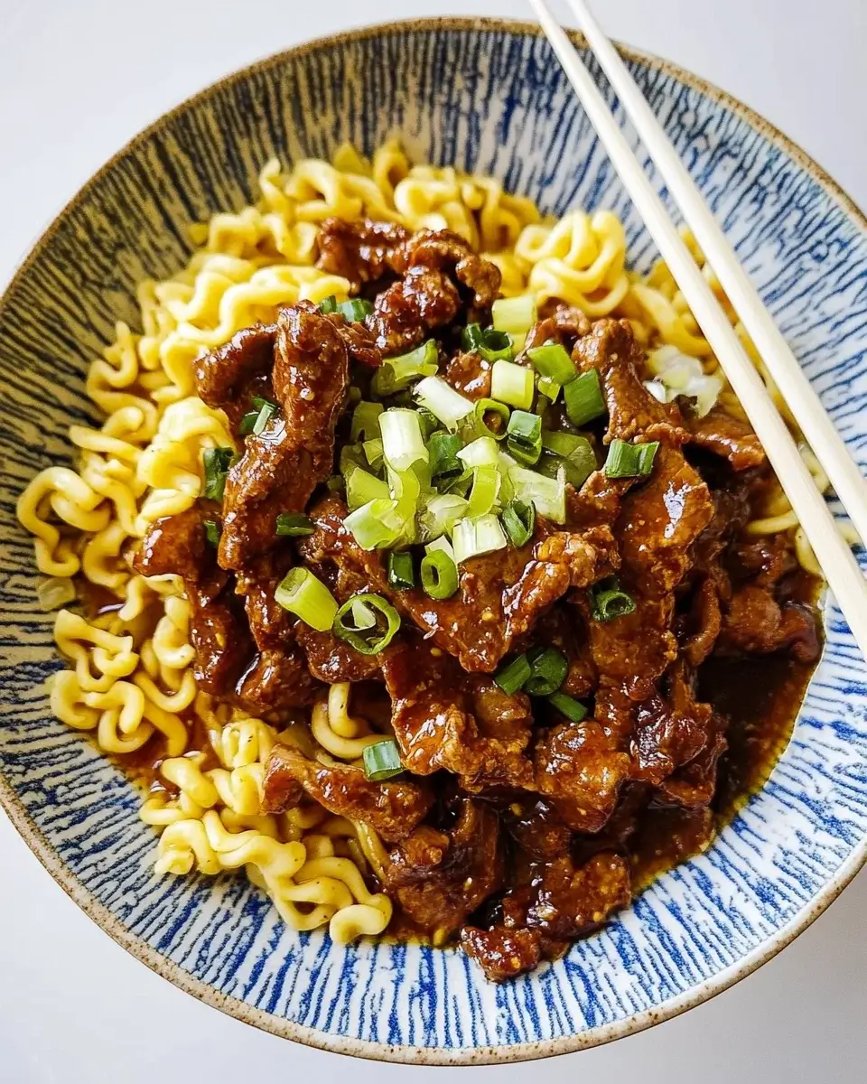 Honey Soy Crispy Beef and Noodles: Ein Genuss für jeden!