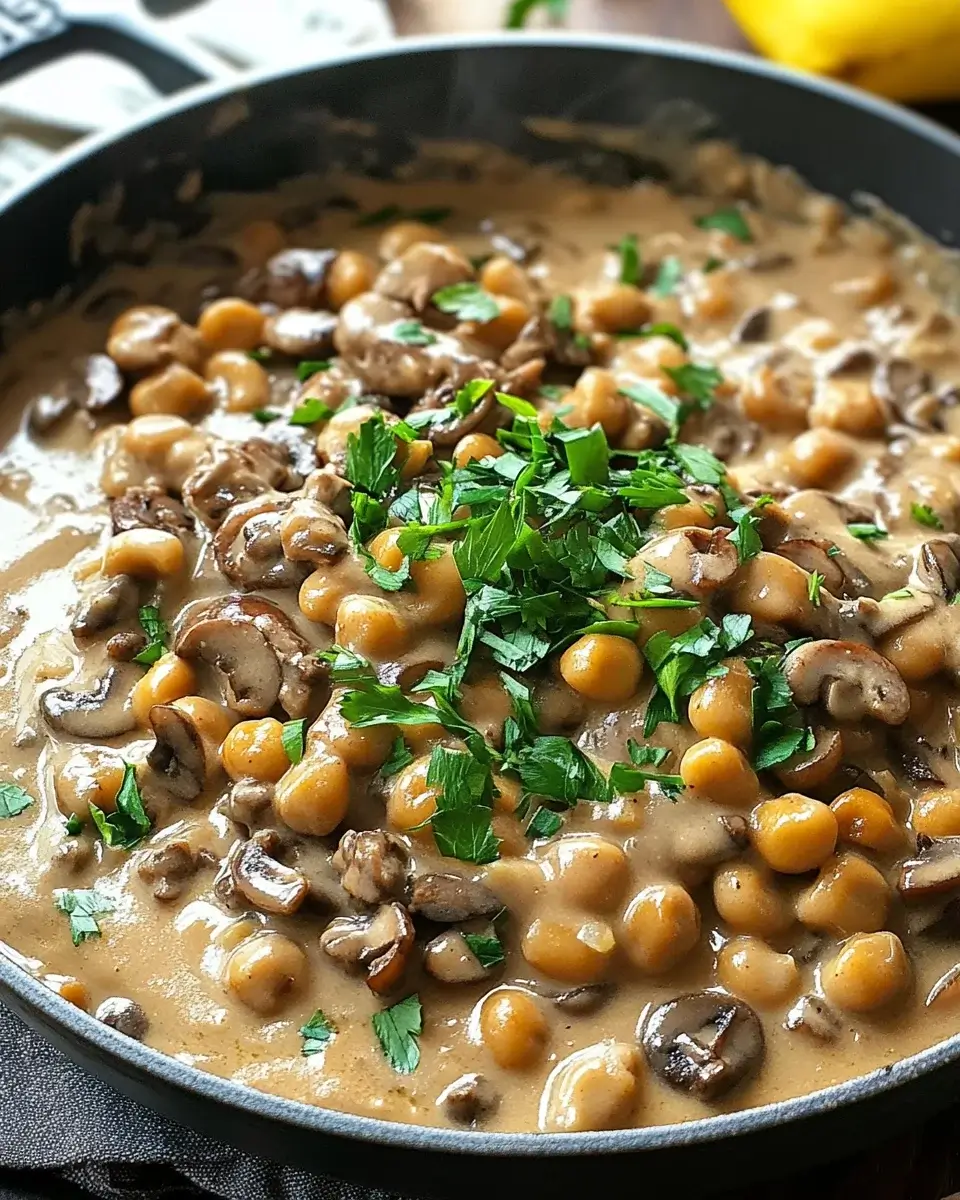 Linsen-Pilz-Stroganoff: Ein köstliches Rezept entdecken!