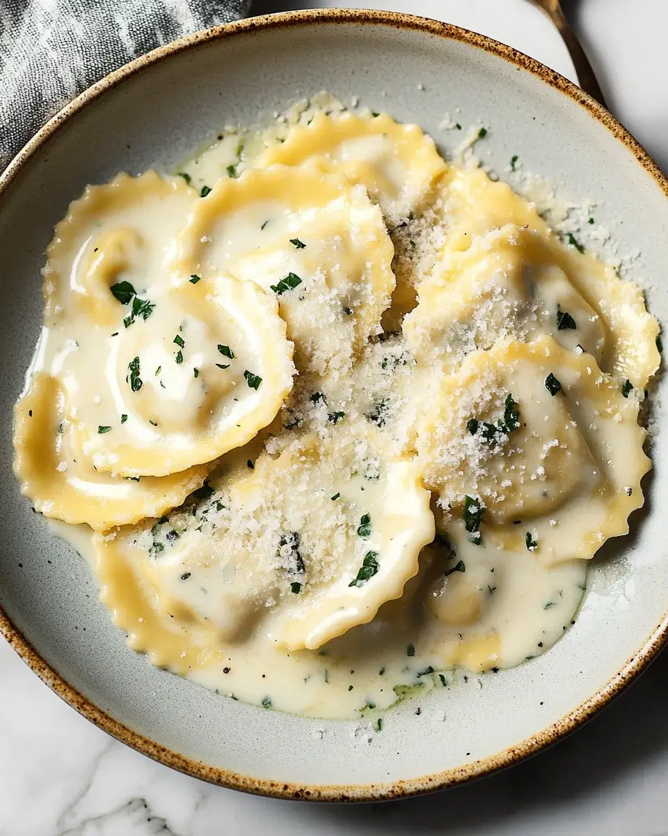 White Wine Cream Sauce Ravioli: So gelingt das Rezept!
