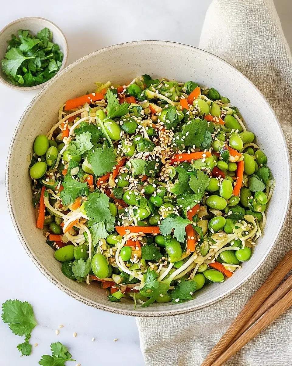 Edamame Salad: Entdecke das köstliche Rezept!