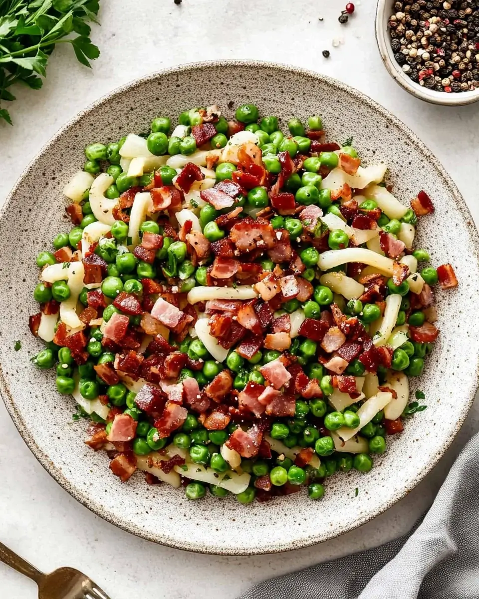 Thanksgiving Peas: Herzhafte Erbsen mit Pancetta entdecken!