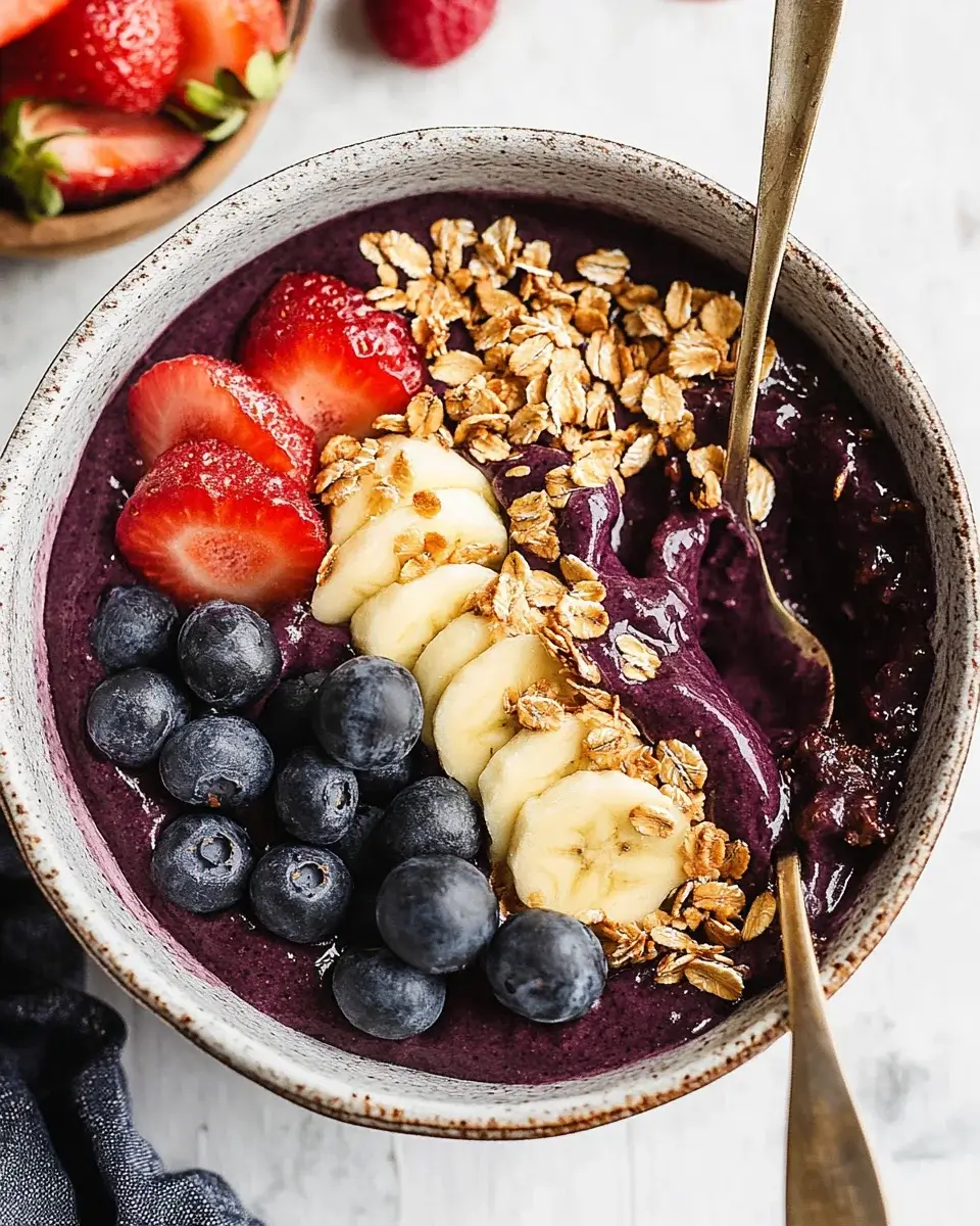 Acai Bowl: Entdecke das Rezept für gesunde Energie!