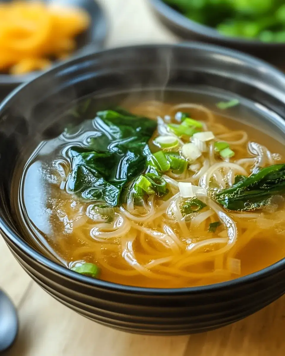 Japanese Glass Noodle Soup: Leckere asiatische Rezeptidee!