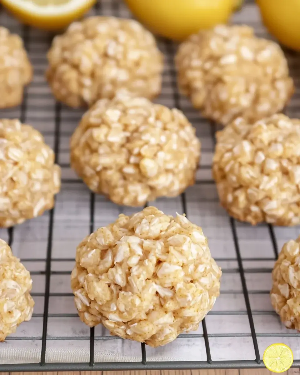 Lemon Oatmeal No-Bake Cookies: So gelingt das Rezept!