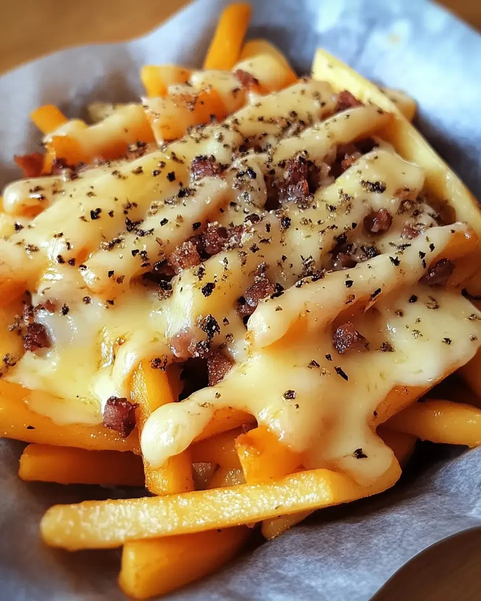 Dirty Fries: Entdecke das Rezept für Käse-Speck-Pommes!
