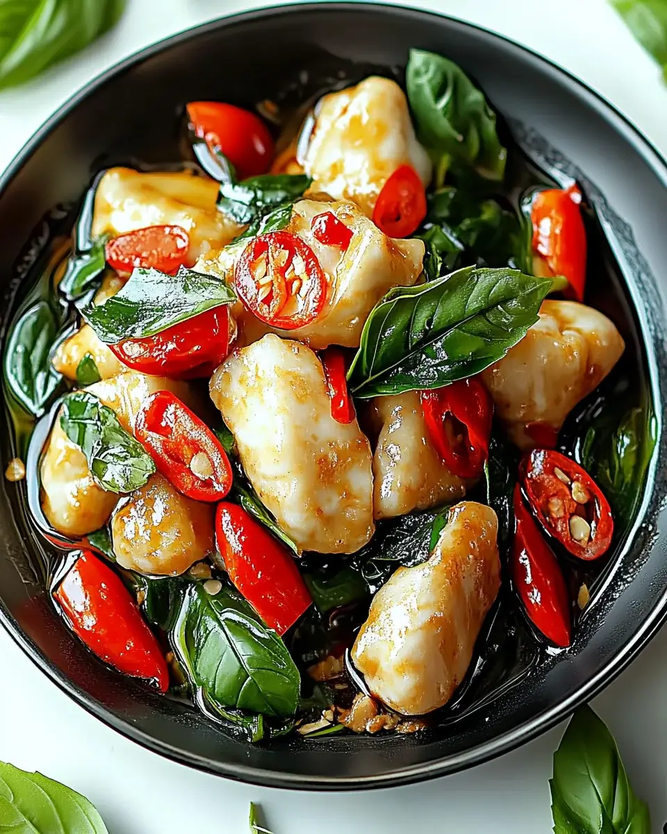 Thai Basil Chicken: Verführerisches Rezept für Gourmetliebhaber!