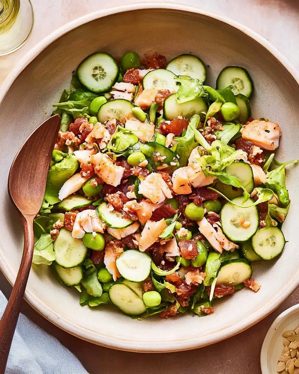Crispy Rice Salmon Cucumber Salad: Ein erfrischendes Rezept!