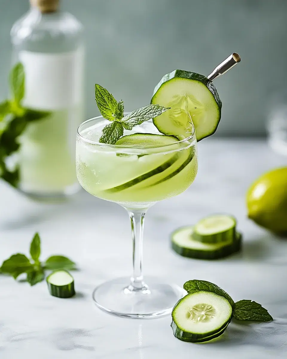 Cucumber and Basil Martini: Ein erfrischender Genuss!