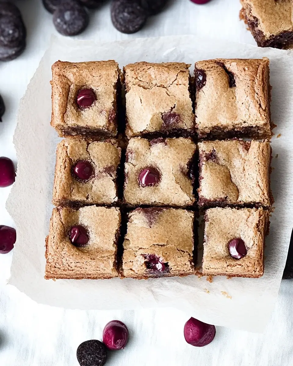 Cherry Chocolate Chip: Entdecke leckere Blondies!