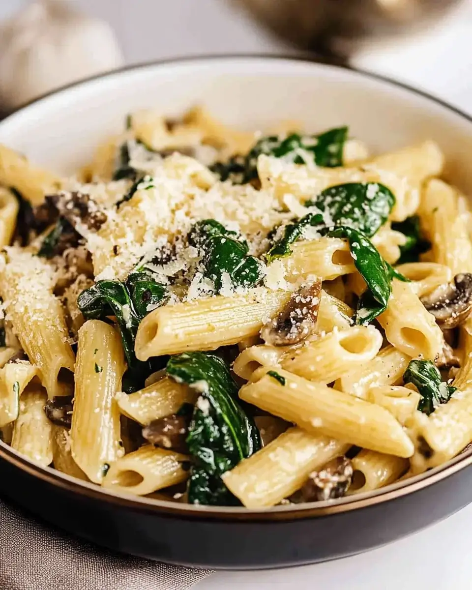 Spinach Mushroom Pasta: So gelingt die perfekte Kreation!