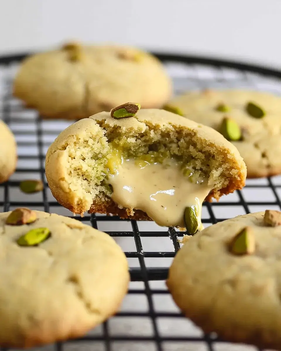 Pistachio Cream Stuffed Cookies: Einfach und lecker backen!