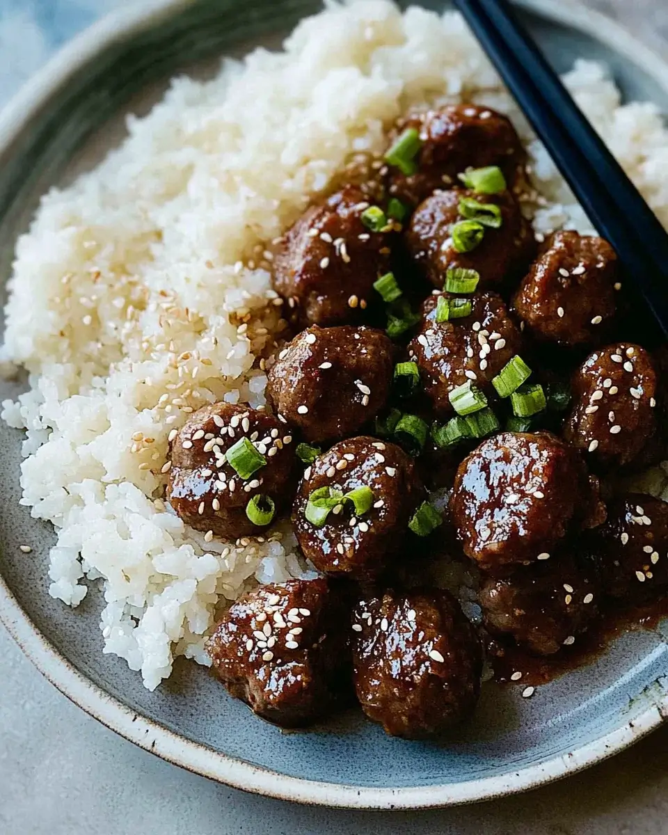 Korean BBQ Fleischbällchen: Ein Rezept, das begeistert!