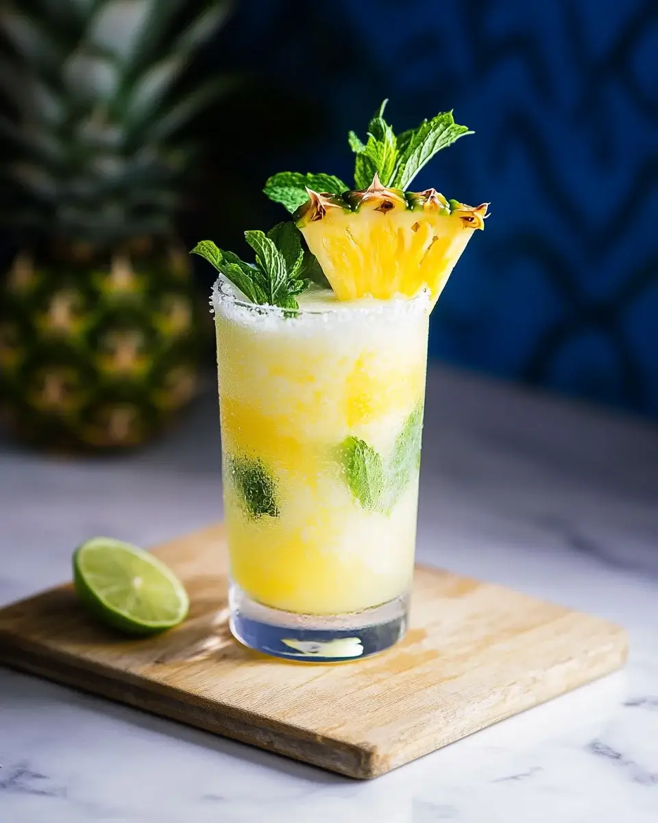 Pineapple Coconut Mojito Mocktail: Erfrischender Genuss!
