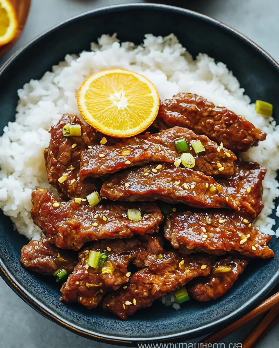 Orange Beef: Entdecken Sie unser leckeres Rezept!