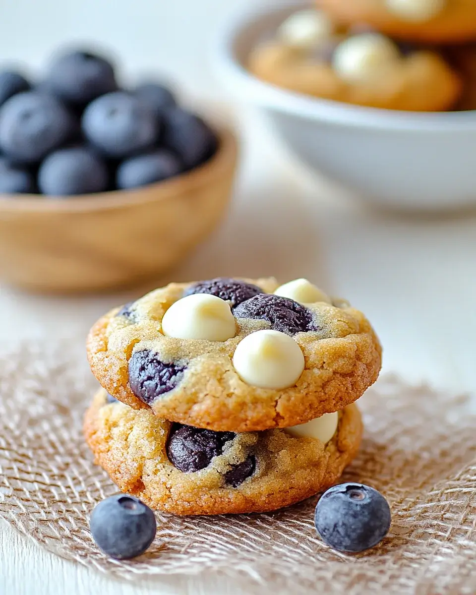 Blueberry White Chocolate Chip Cookies: So gelingen sie!