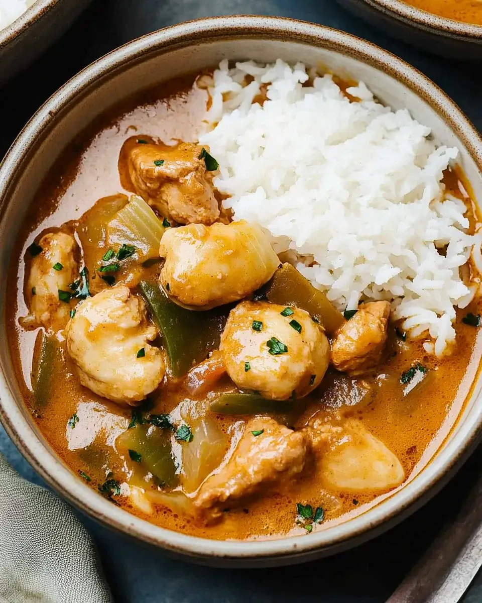 Chicken Étouffée: Entdecken Sie das köstliche Rezept!