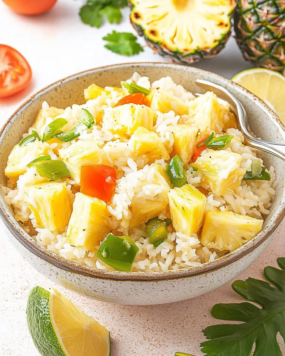 Tropischer Kokosnuss-Ananas-Reis: Ein Genuss für deine Sinne!