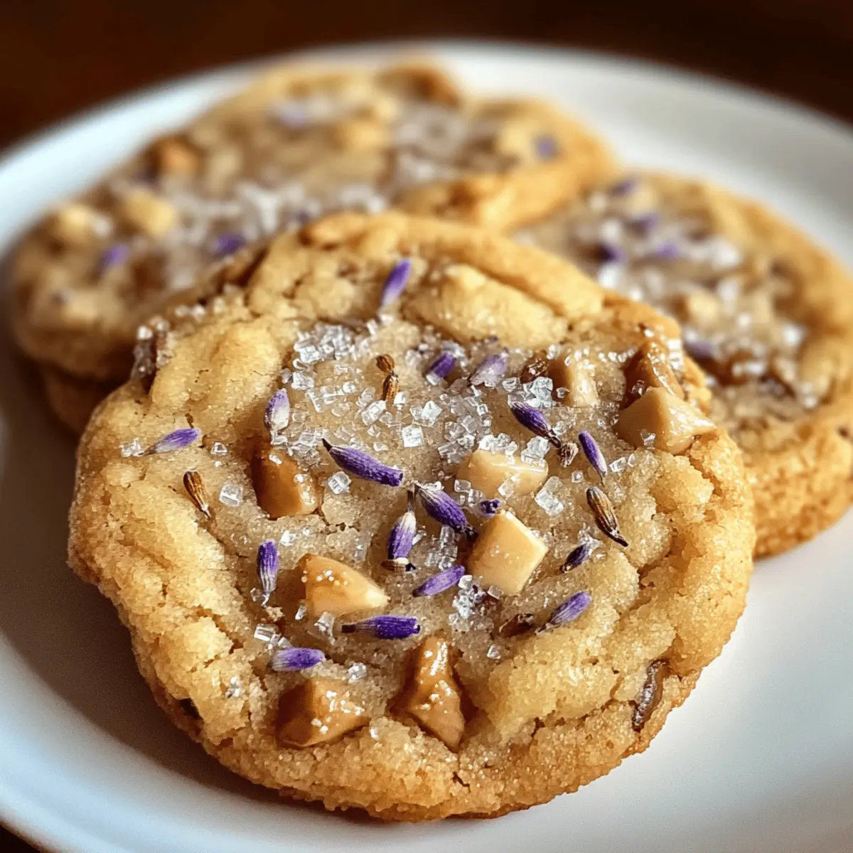 Lavendel Honig Crunch Cookies für besondere Anlässe