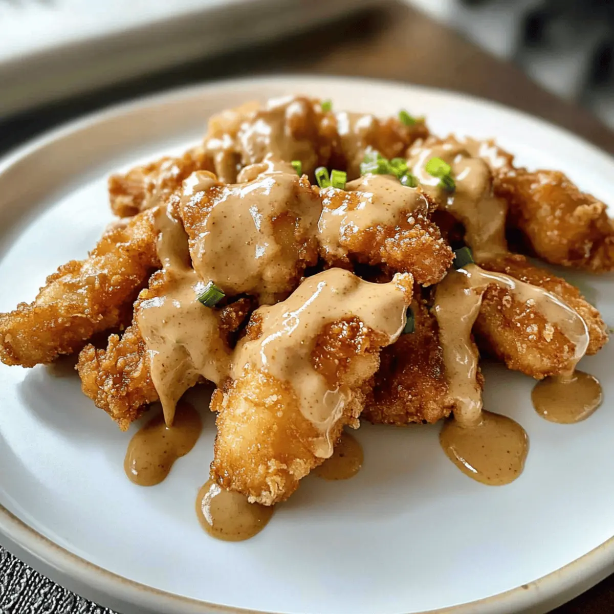 Crispy Peanut Butter Chicken Buffet Style rezept