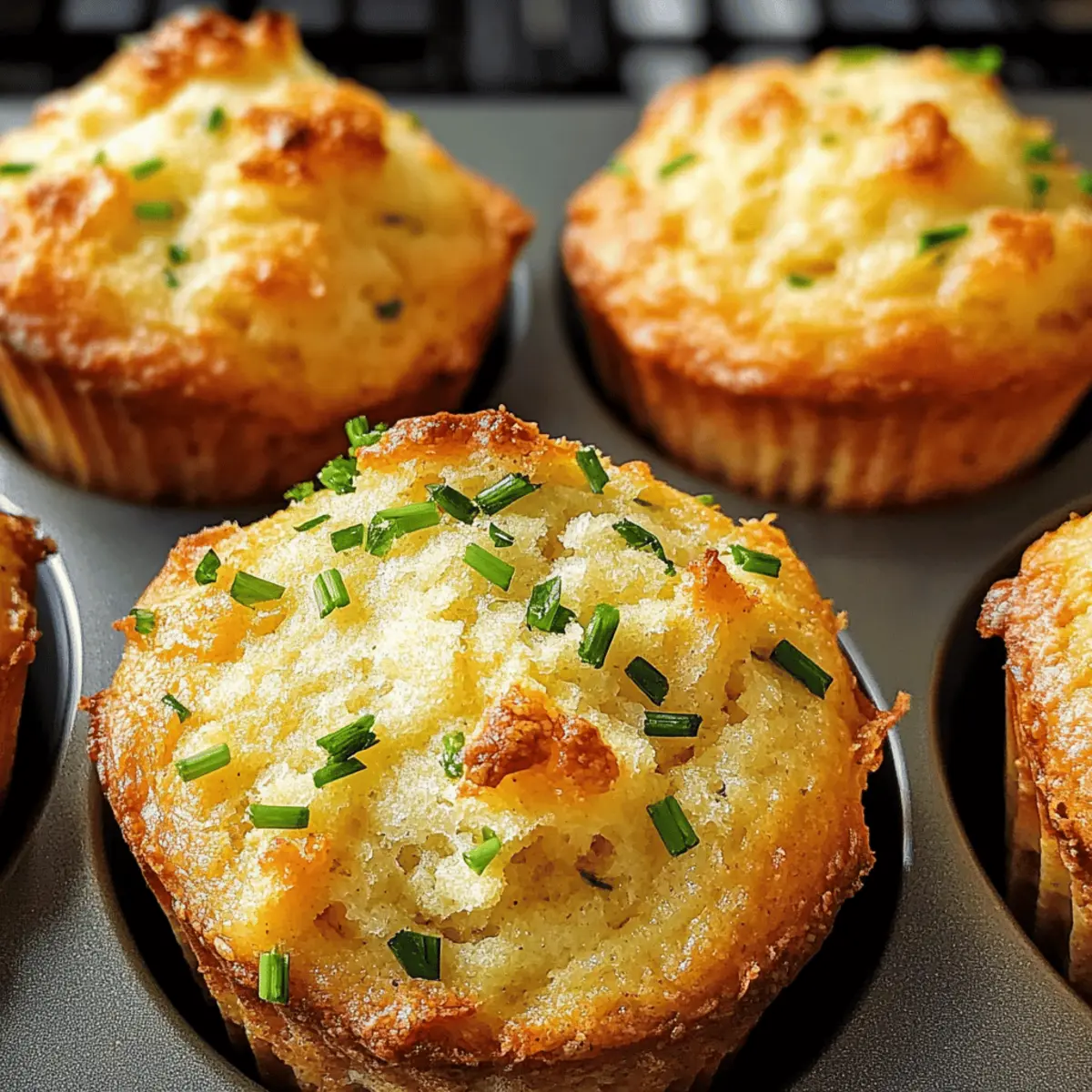 Irish Soda Bread Muffins mit Cheddar und Kräutern