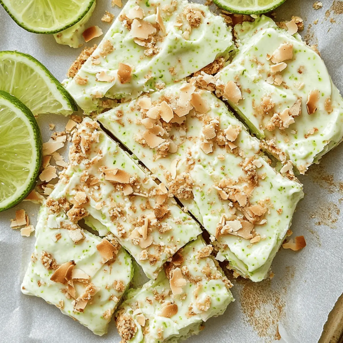 Key Lime Pie Joghurt Rinde ohne Backen
