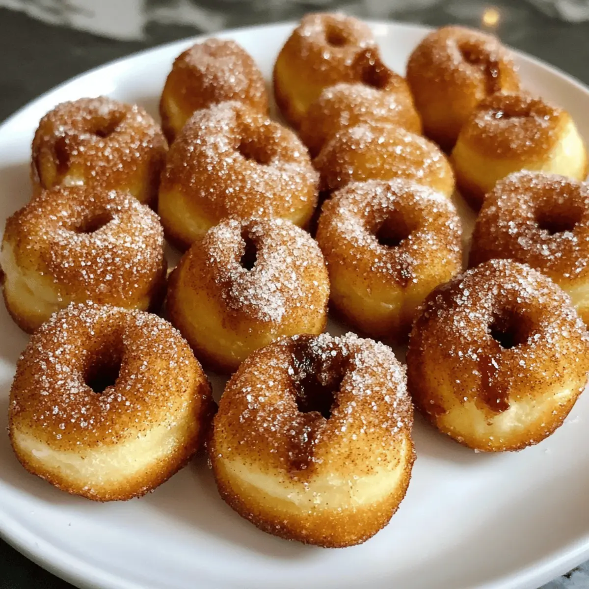 Köstliche Donut Bites aus der Heißluftfritteuse
