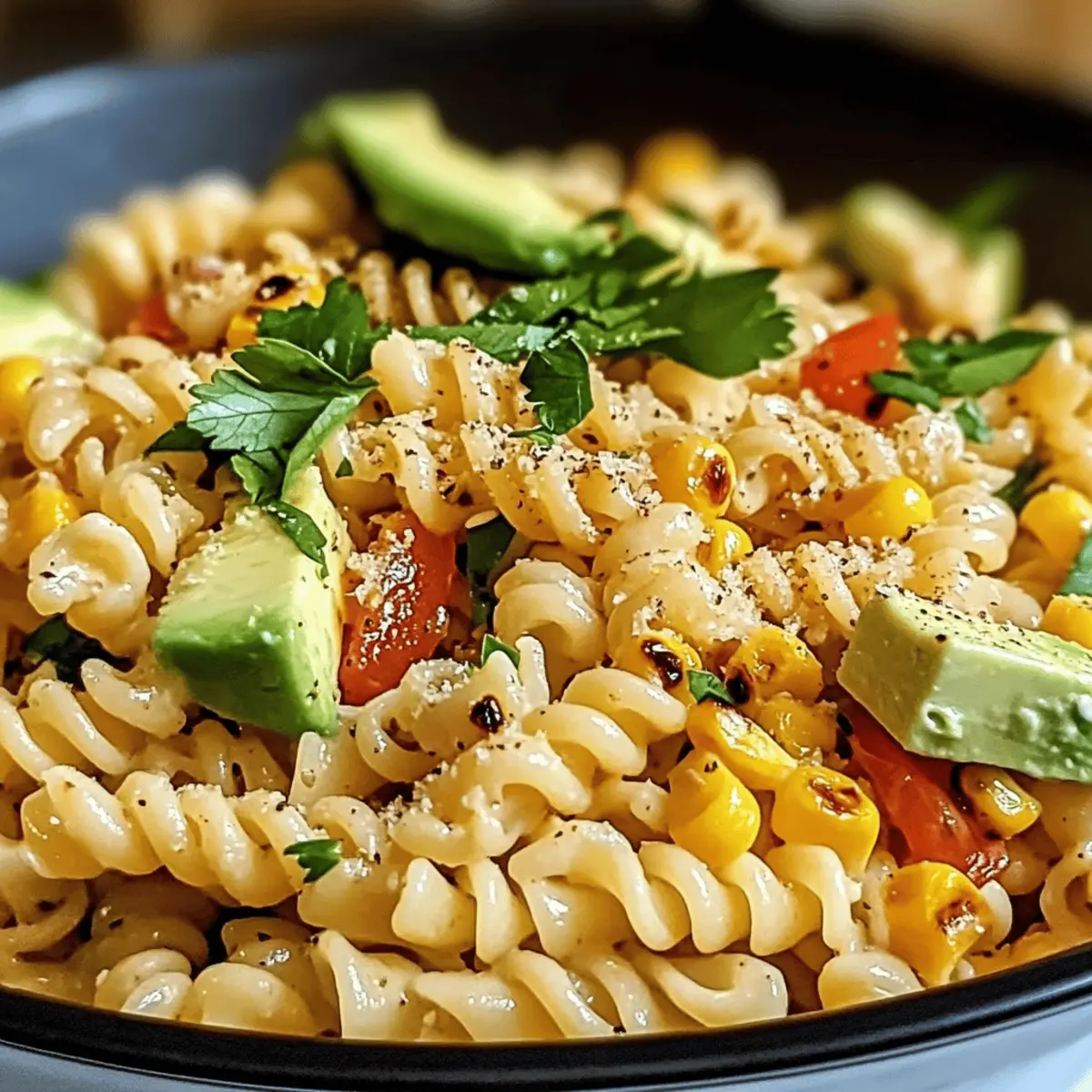 Gesunder Street-Corn-Nudelsalat für jede Gelegenheit