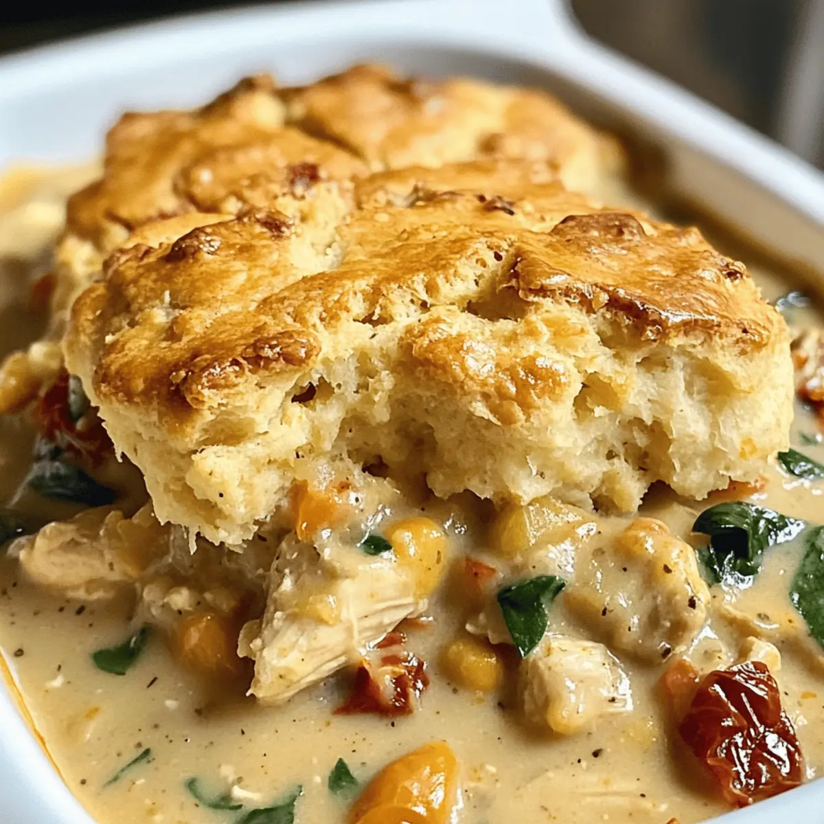 Der Ausgang: Himmlisches Hähnchen-Pot-Pie rezept