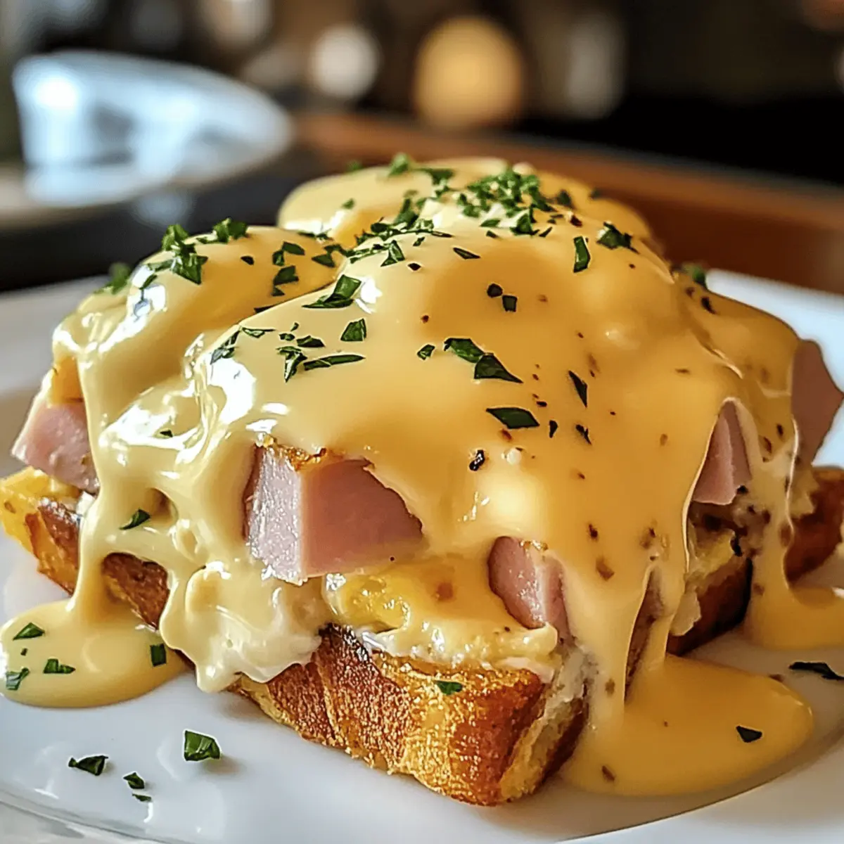 Der Ausgang: Köstliche Overnight Eggs Benedict Casserole