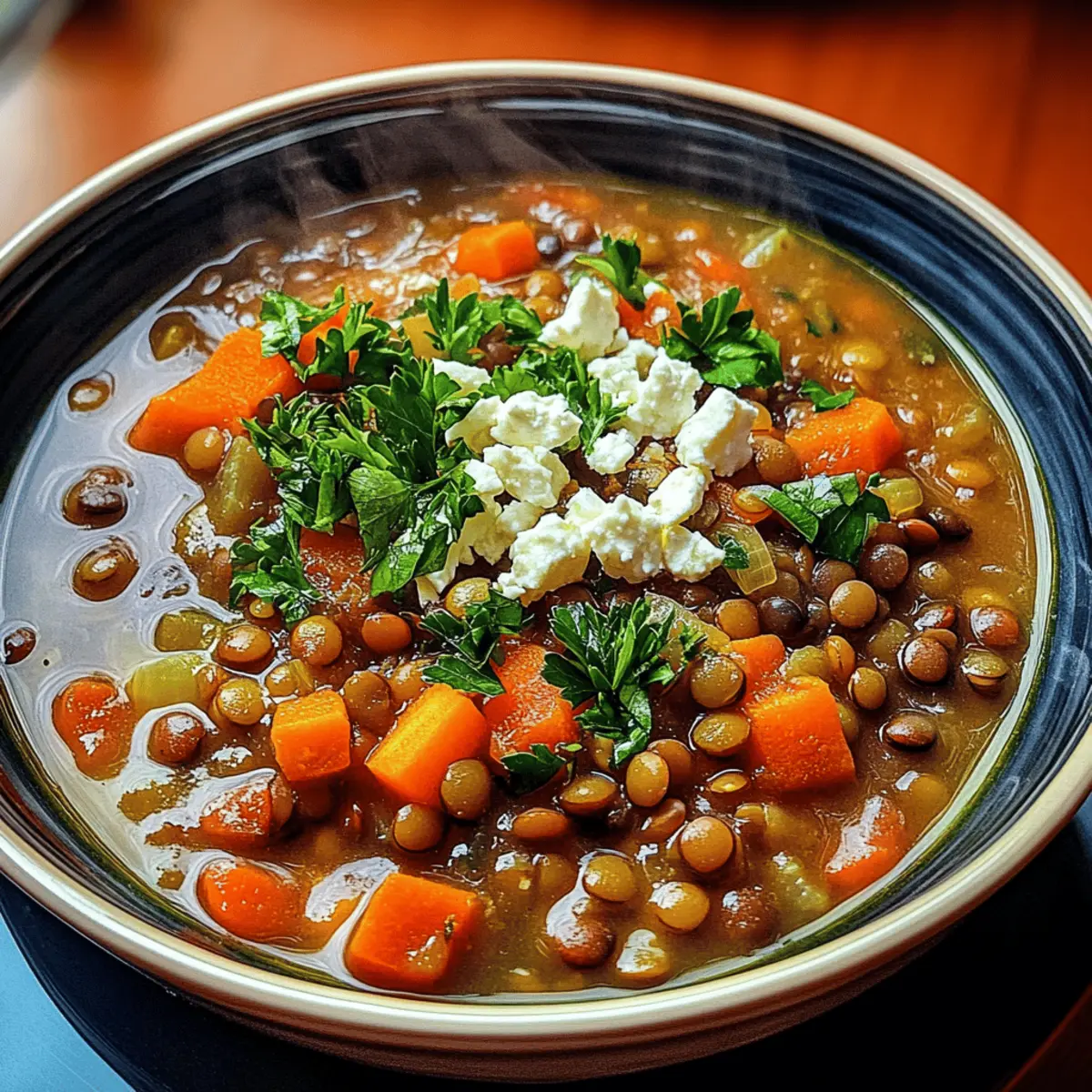 Mediterrane Linsensuppe für die Seele