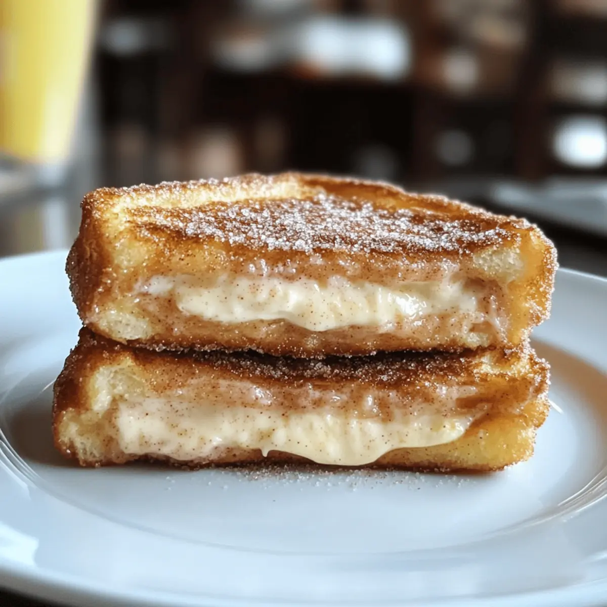Churro Stuffed French Toast für ein süßes Frühstück