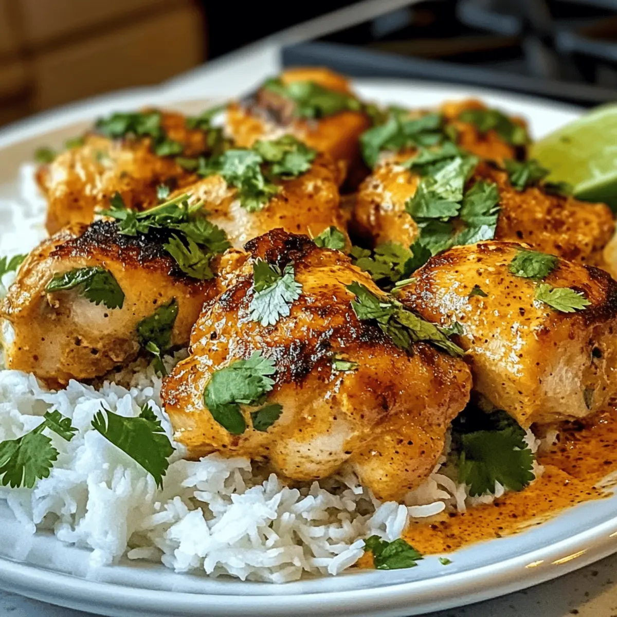 Spicy Brasilianisches Kokosnuss-Hähnchen