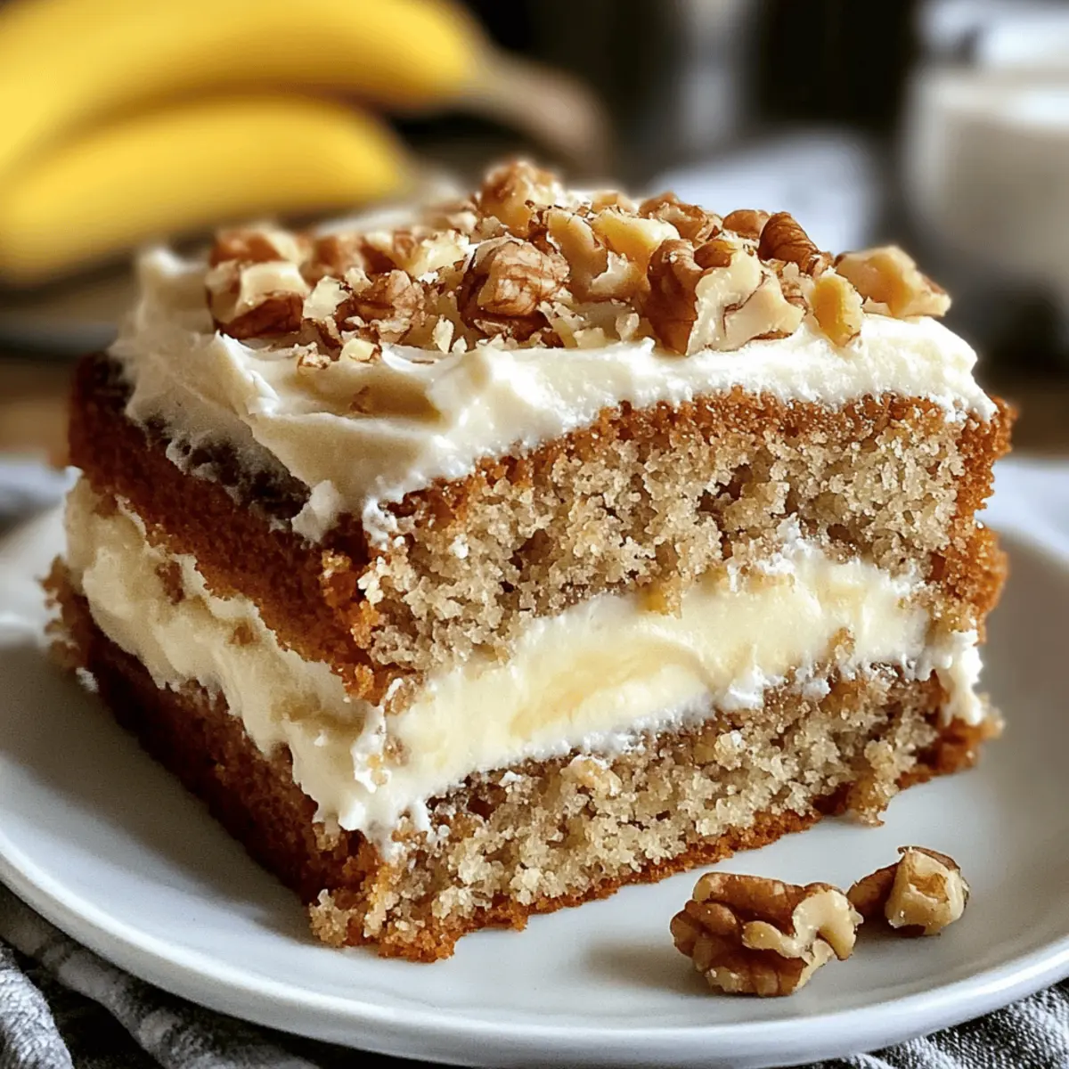 Der Ausgang: Saftige Bananenkuchen-Rezept