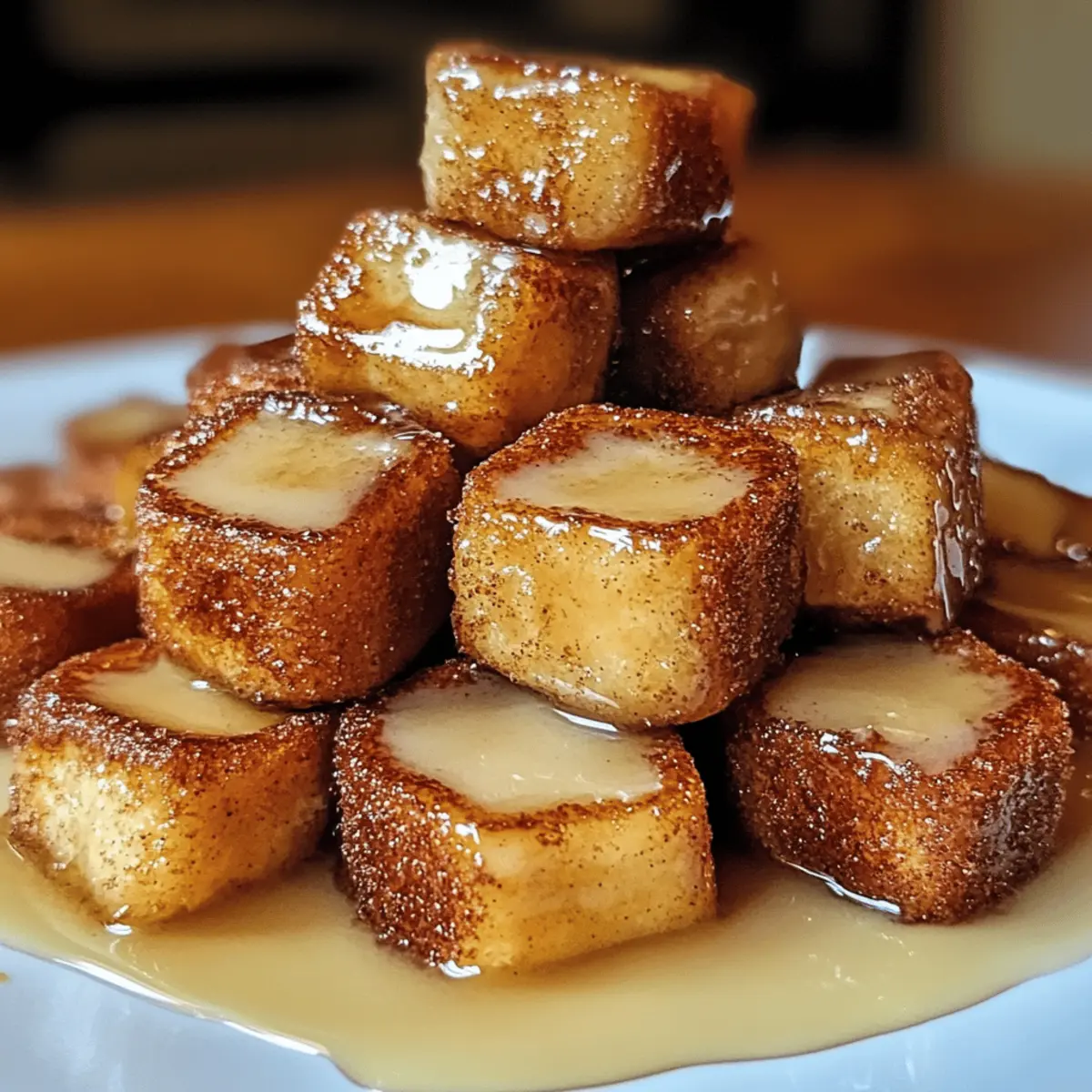 Cinnamon Roll French Toast Bites für den perfekten Frühstücksstart