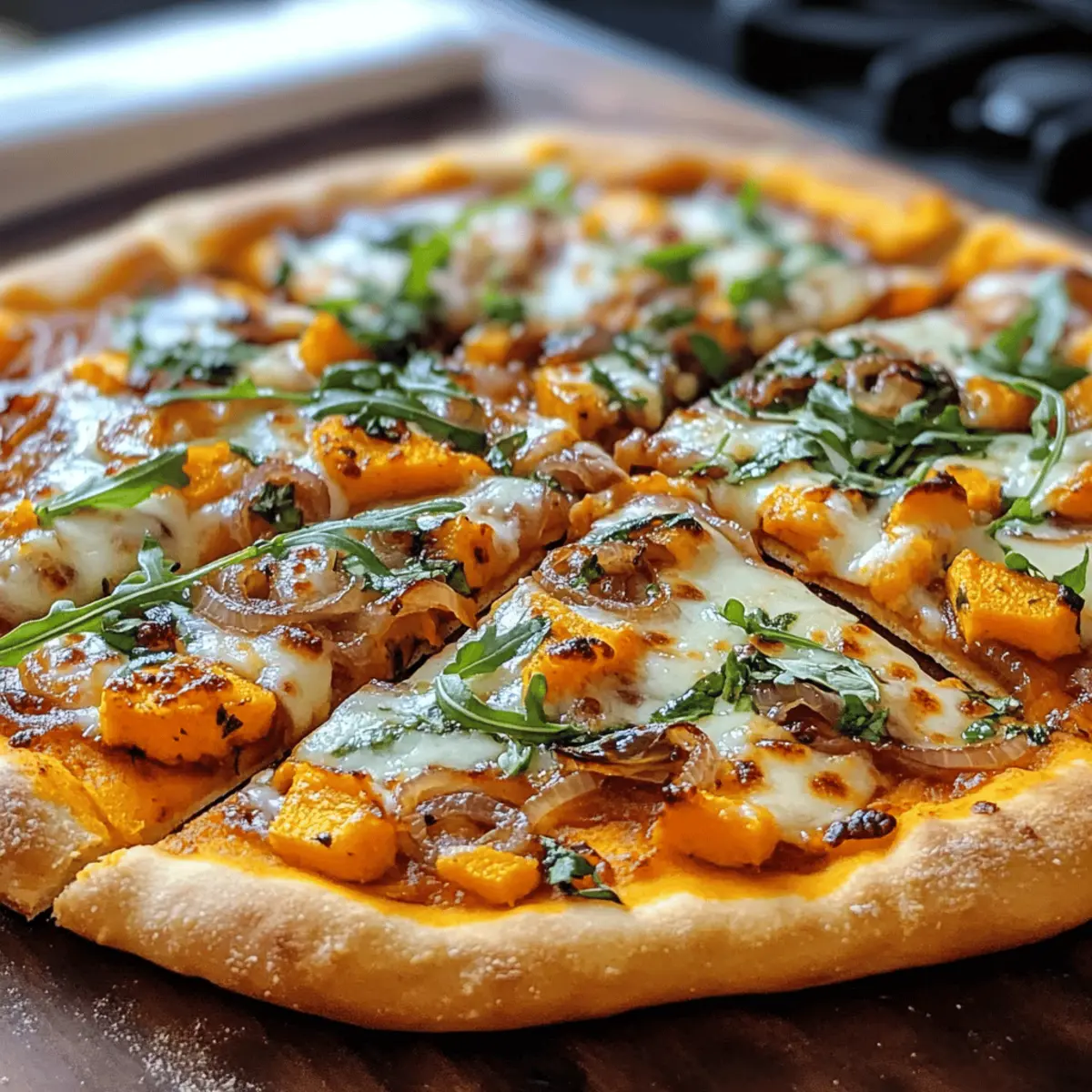 Der Ausgang: Herzhaftes Kürbis-Pizza-Rezept