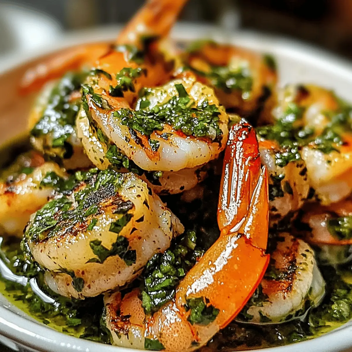 Der Ausstoß: Schnelle Chimichurri Garnelen