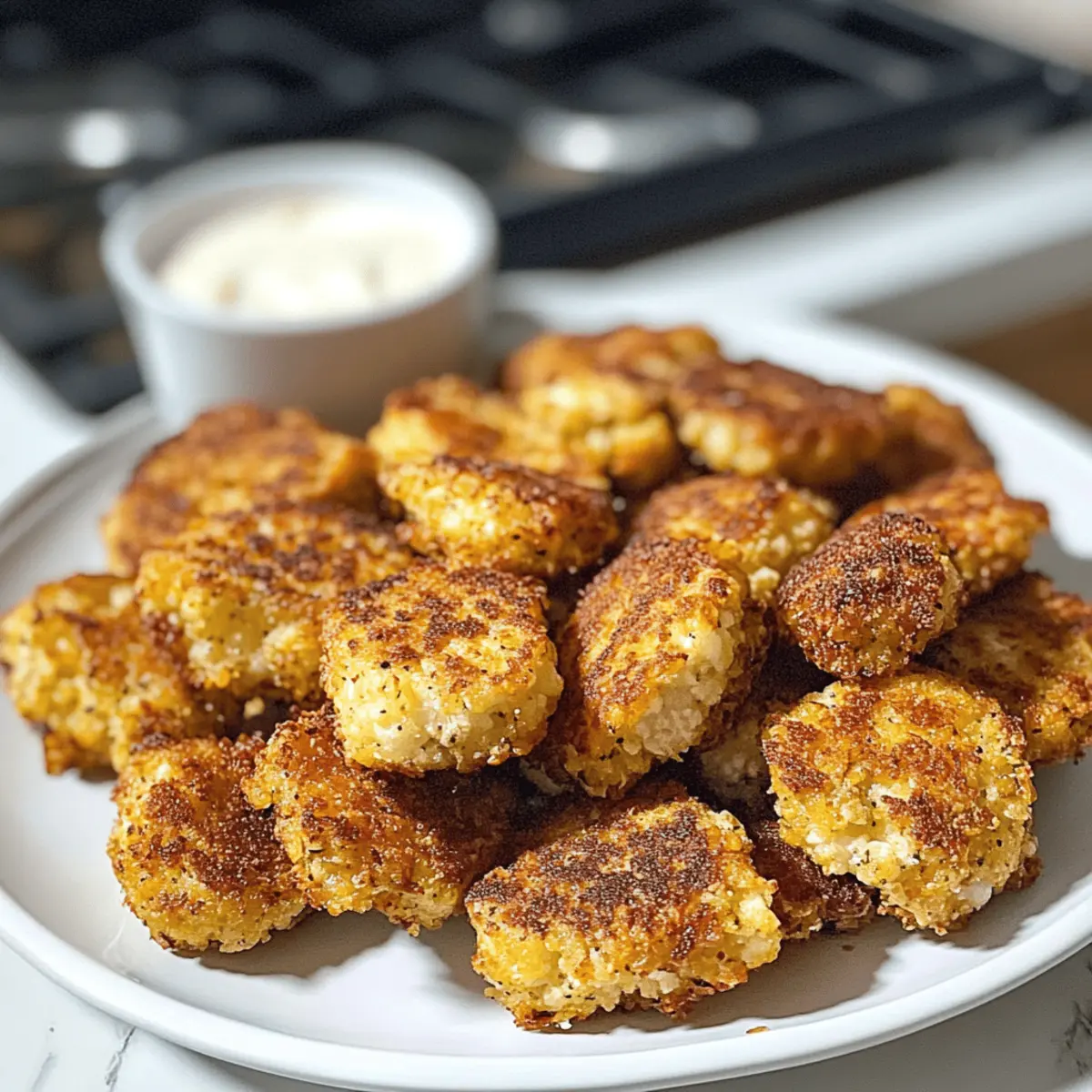 Gesunde Blumenkohl Nuggets für Babys